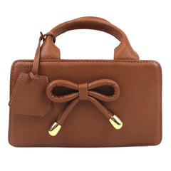 Bolsa Clémence Mini Caramelo Liso Pronta Entrega