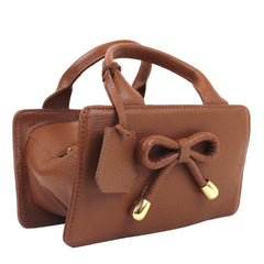Bolsa Clémence Mini Caramelo Liso Pronta Entrega