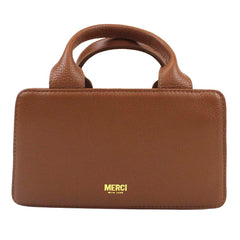 Bolsa Clémence Mini Caramelo Liso Pronta Entrega