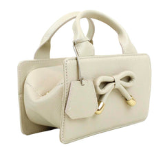 Bolsa Clémence Mini Off White Liso Pronta Entrega
