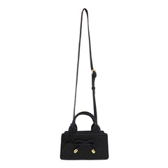 Bolsa Clémence Mini Preto Liso Pronta Entrega