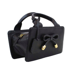 Bolsa Clémence Mini Preto Liso Pronta Entrega