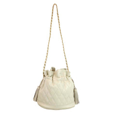 Bolsa Ava M Matelasse Off White Liso Pronta Entrega