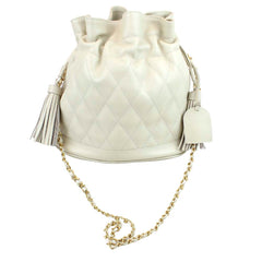 Bolsa Ava M Matelasse Off White Liso Pronta Entrega