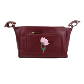 Bolsa Carrinho Tulipa em Couro