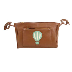 Bolsa Carrinho Little Ballon Caramelo Liso com Menta Liso e Off White Liso Pronta Entrega