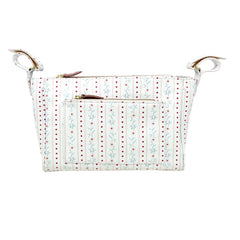 Bolsa Carrinho Estampa Blossom em Couro Personalizada