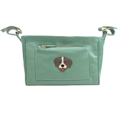 Bolsa Carrinho Cachorro Toddy em Couro Personalizada