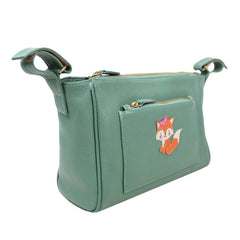 Bolsa Carrinho Raposa Feminina em Couro Personalizada