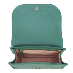 Bolsa Clémence Laço Codornê Esmeralda Pronta Entrega