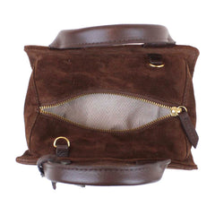 Bolsa Clémence Mini em Camurça Personalizada