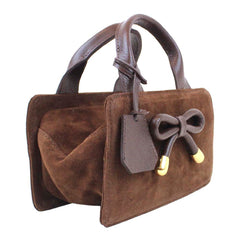 Bolsa Clémence Mini em Camurça Personalizada