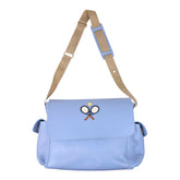 Bolsa de Bebê Raquete em Couro Personalizada