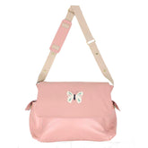 Bolsa de Bebê Borboleta em Couro Personalizada