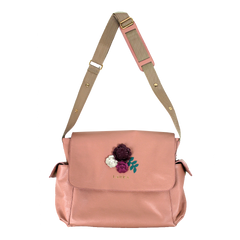 Bolsa de Bebê Le Jardin em Couro Personalizada