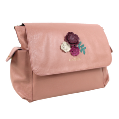 Bolsa de Bebê Le Jardin em Couro Personalizada