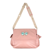 Bolsa de Bebê Laço em Couro Personalizada