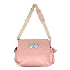 Bolsa de Bebê Laço em Couro Personalizada