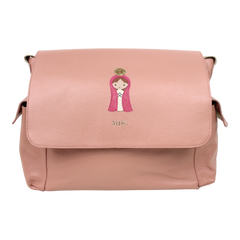Bolsa de Bebê Nossa Senhora em Couro Personalizada