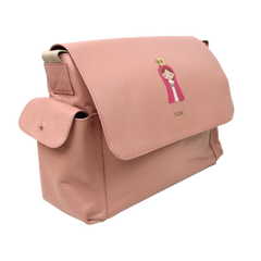 Bolsa de Bebê Nossa Senhora em Couro Personalizada