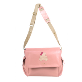 Bolsa de Bebê Little Bear Laço em Couro Personalizada