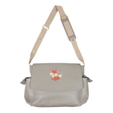 Bolsa de Bebê Raposa Feminina em Couro Personalizada