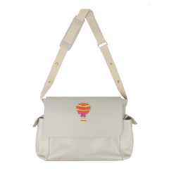 Bolsa de Bebê Balão Sarah em Couro Personalizada