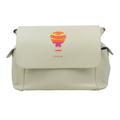 Bolsa de Bebê Balão Sarah em Couro Personalizada