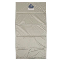 Trocador Barco Oceano com Atmosfera e Off White Liso Pronta Entrega