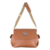Bolsa de Bebê Trator em Couro Personalizada