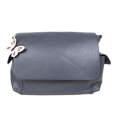 Bolsa de Bebê Tag Borboleta em Couro Personalizada