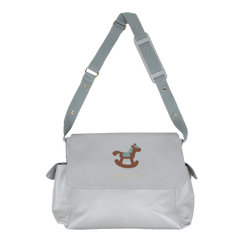 Bolsa de Bebê Little Horse em Couro Personalizada