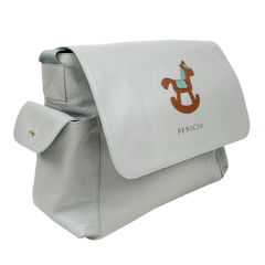Bolsa de Bebê Little Horse em Couro Personalizada