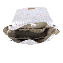 Bolsa de Bebê Estampa Blossom em Couro Personalizada