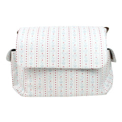 Bolsa de Bebê Estampa Blossom em Couro Personalizada