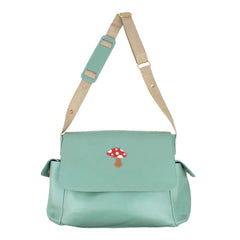 Bolsa de Bebê Cogumelo em Couro Personalizada