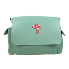 Bolsa de Bebê Cogumelo em Couro Personalizada