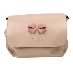 Bolsa de Bebê Laço em Couro Personalizada