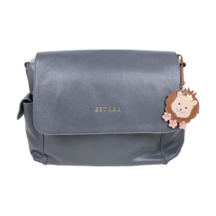 Bolsa de Bebê Tag Leoa em Couro Personalizada