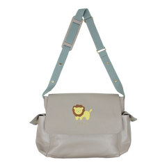 Bolsa de Bebê Little Lion em Couro Personalizada