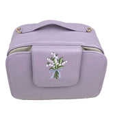 Bolsa de Bebê Mini Bordado Muguet em Couro Personalizada