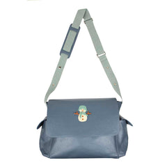 Bolsa de Bebê Boneco de Neve em Couro Personalizada