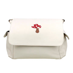 Bolsa de Bebê Cogumelo em Couro Personalizada