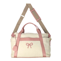 Bolsa de Bebê Laço Rococó Algodão Doce Liso Pronta Entrega