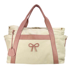 Bolsa de Bebê Laço Rococó Algodão Doce Liso Pronta Entrega