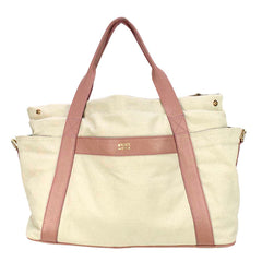 Bolsa de Bebê Laço Rococó Algodão Doce Liso Pronta Entrega