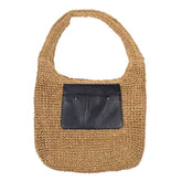 Bolsa de Praia Heloise Preto Liso Pronta Entrega