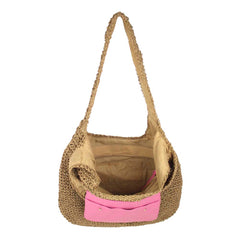 Bolsa de Praia Heloise Rosa Orquídea Pronta Entrega