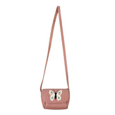 Bolsa Infantil Borboleta Algodão Doce Liso com Off White Liso e Jade Pronta Entrega