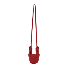 Bolsa Infantil Coelhinho Vermelho Liso Pronta Entrega